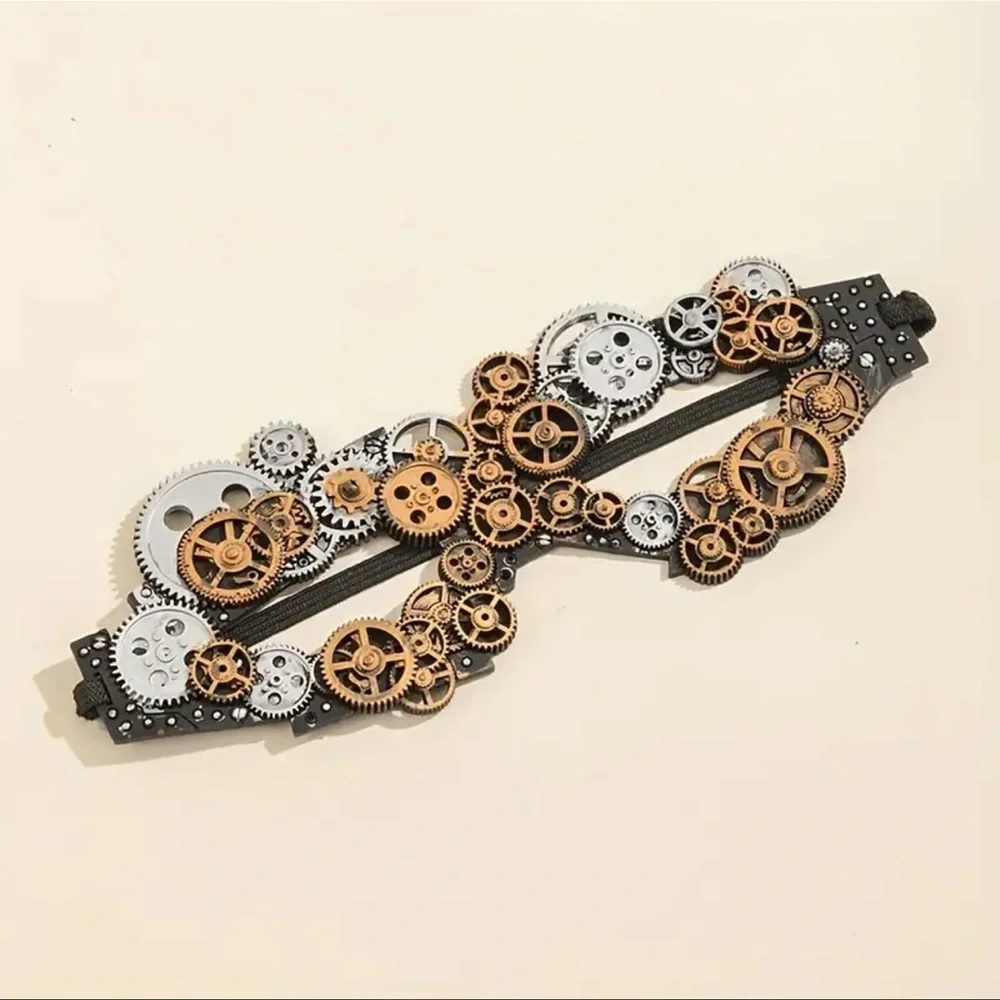 Steampunk Style Mask, Creative 1/2 Face Party Mask, NEW